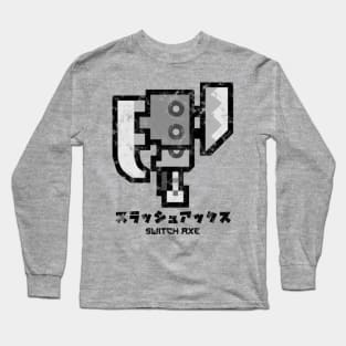 Monster Hunter World Switch Axe Kanji Long Sleeve T-Shirt